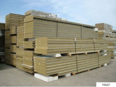 Płyta warstwowa płyty warstwowe z wełną mineralną ścienne 80mm
