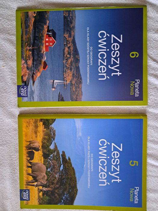 NOWE ćwiczenia Planeta Nowa geografia NOWA ERA, klasa 5, 6