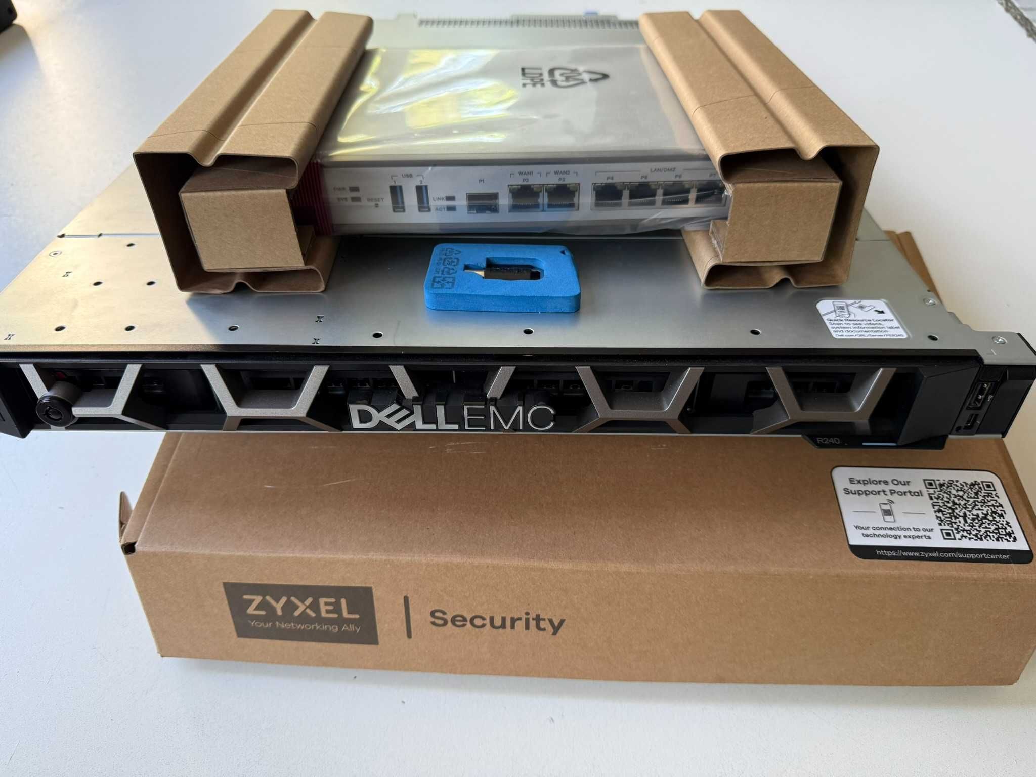Serwer Dell PowerEdge plus  R240 ZYXEL USGFLEX200