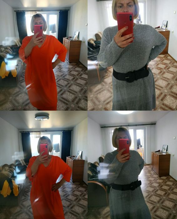 Платье сукня великого розміру. Батал. В горох.Платье худи, спортивное.