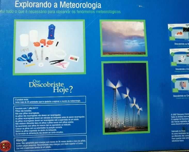 Kit Didáctico Discovery - Explorando a Meteorologia