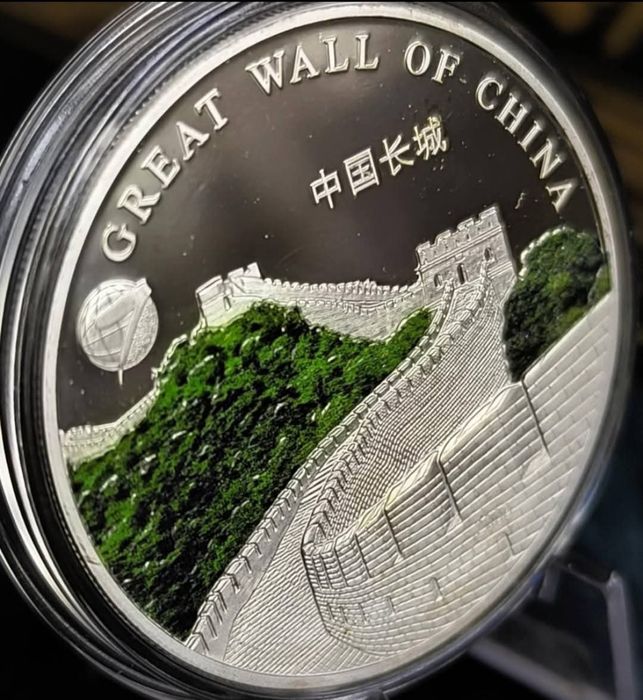500 Тогрог Велика Китайська стіна! СРІБЛО. Сертифікат. 2008р.