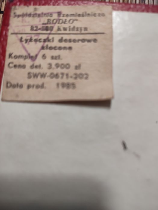 Łyżeczki deserowe złocone