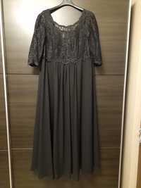 Suknia czarna szyta u krawcowej