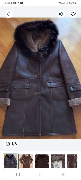 Дублянка натуральна шкіра розмір 40