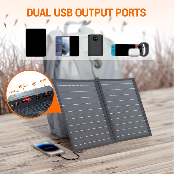 ETFE Складная Солнечная Панель 20W, Солнечная Батарея | Сонячна Панель
