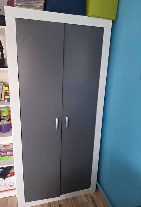 Szafa bialo szara 90 + trofast ikea