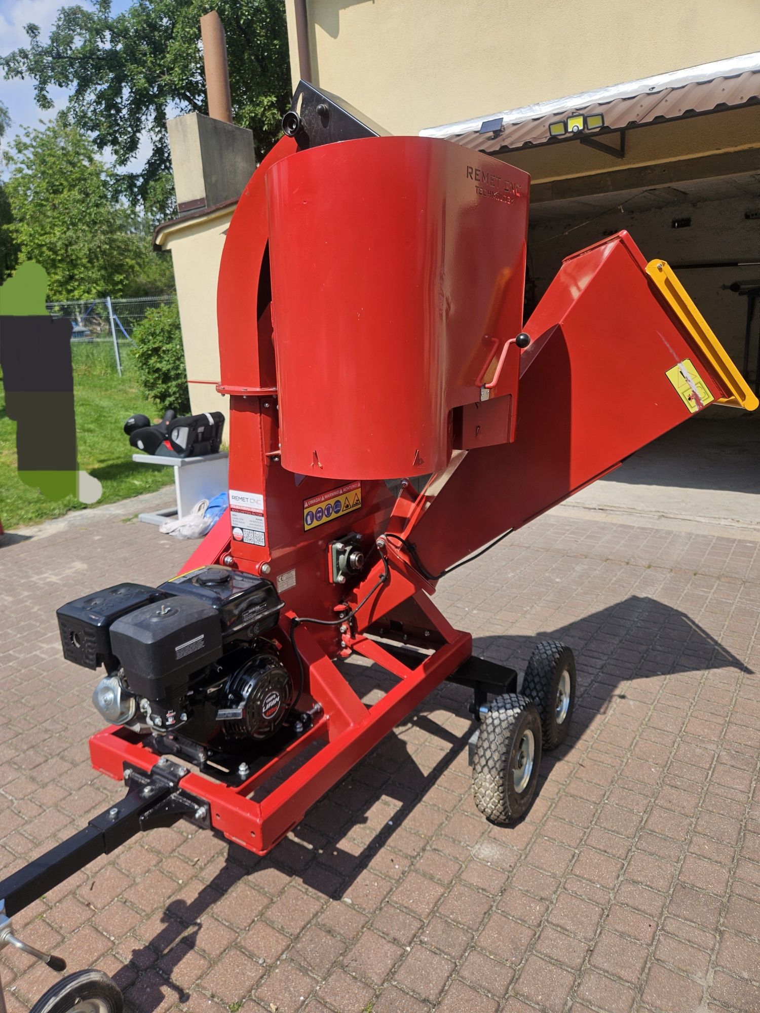 Rębak tarczowy  RTS-630 Red Dragon standard Remet z podwoziem