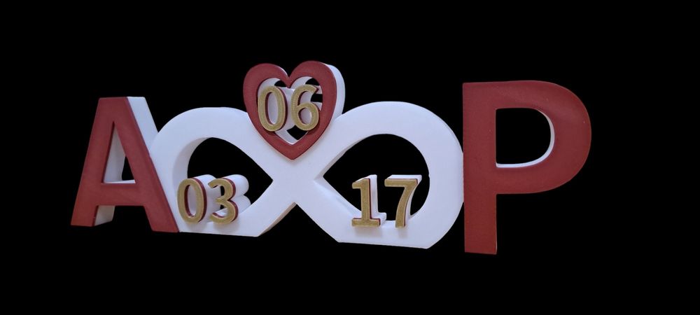 Infinite Love - Peça Personalizada para o Dia dos Namorados