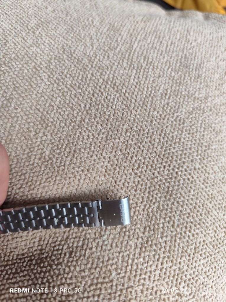 Zegarek męski casio pomarańczowy cyfrowy
