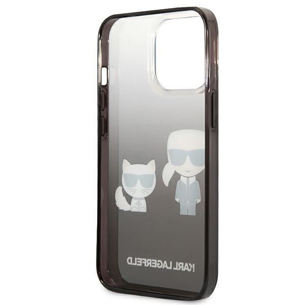 Obudowa Karl Lagerfeld do iPhone 13 Pro / 13 (6,1") - Czarny Gradient