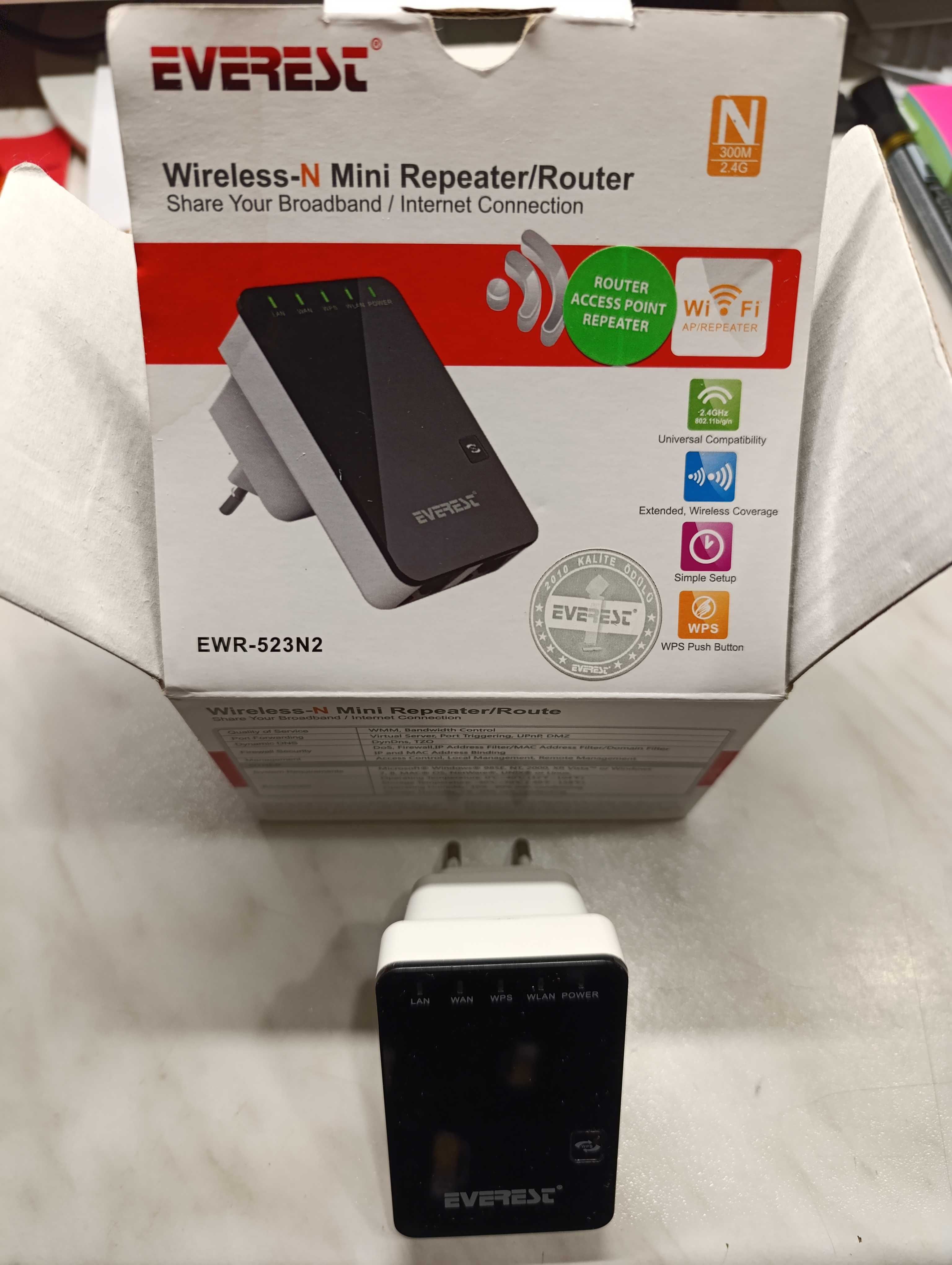 WIFI repeater Everest EWR-523N2