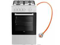 Kuchenka gazowa Beko FSG52020FW gotowa na butlę propan-butan 11 kg
