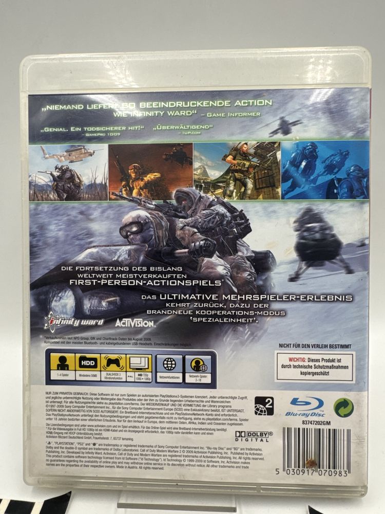 Call Of Duty Modern Warfare 2 Ps3 Gwarancja