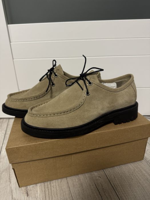 Чоловічі туфлі Sena Leonchenko ,устілка 27.5смбежеві ,натуральний замш