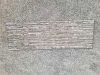 Revestimento cerâmico decorativo 20x60 – 6 peças novas