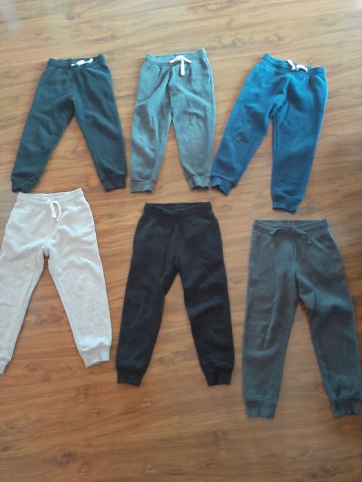 Pakiet spodni dresowych h&m dla chlopca 122