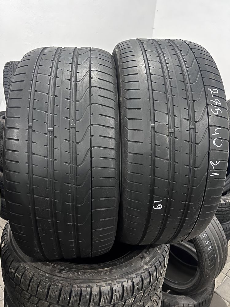 Шини 285/40/21 бу пара Pirelli літня ;Резина склад