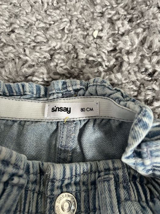 Spodenki jeansowe niemowlęce