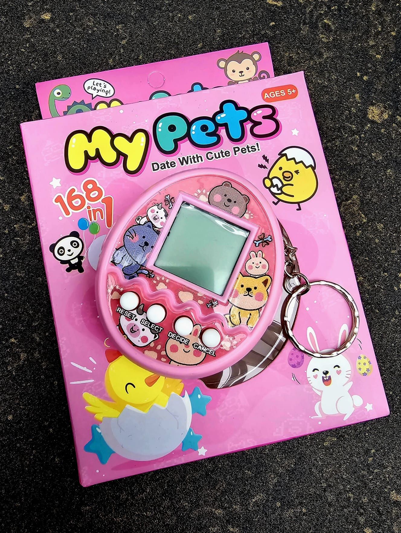 Nowa super gra gierka dla dzieci Tamagotchi Tamagoczi różowe - zabawki