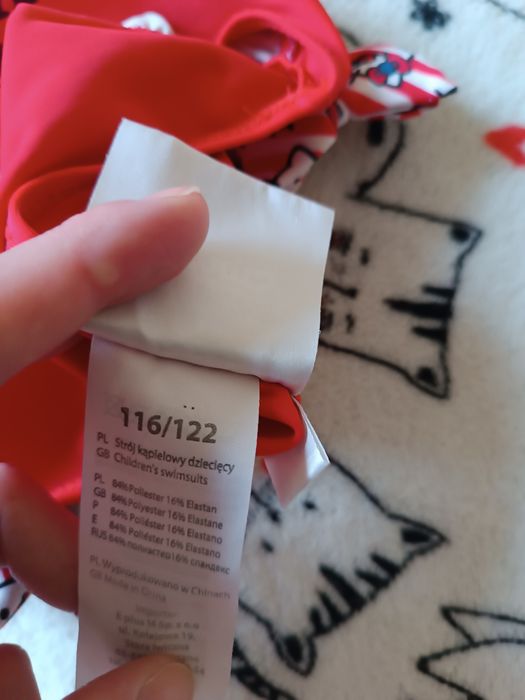 Strój kąpielowy 116/122 Hello Kitty