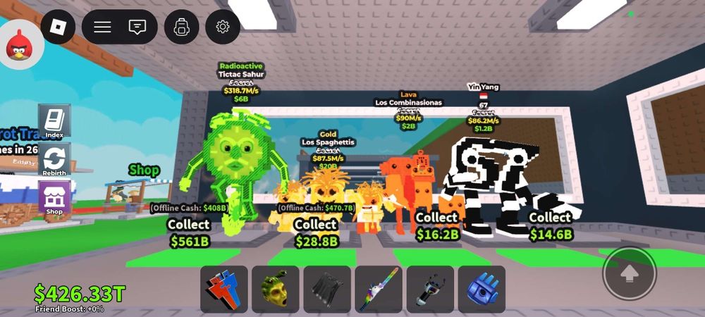 Продам брейнротів в роблоксі та фрукти в блокс фрутс