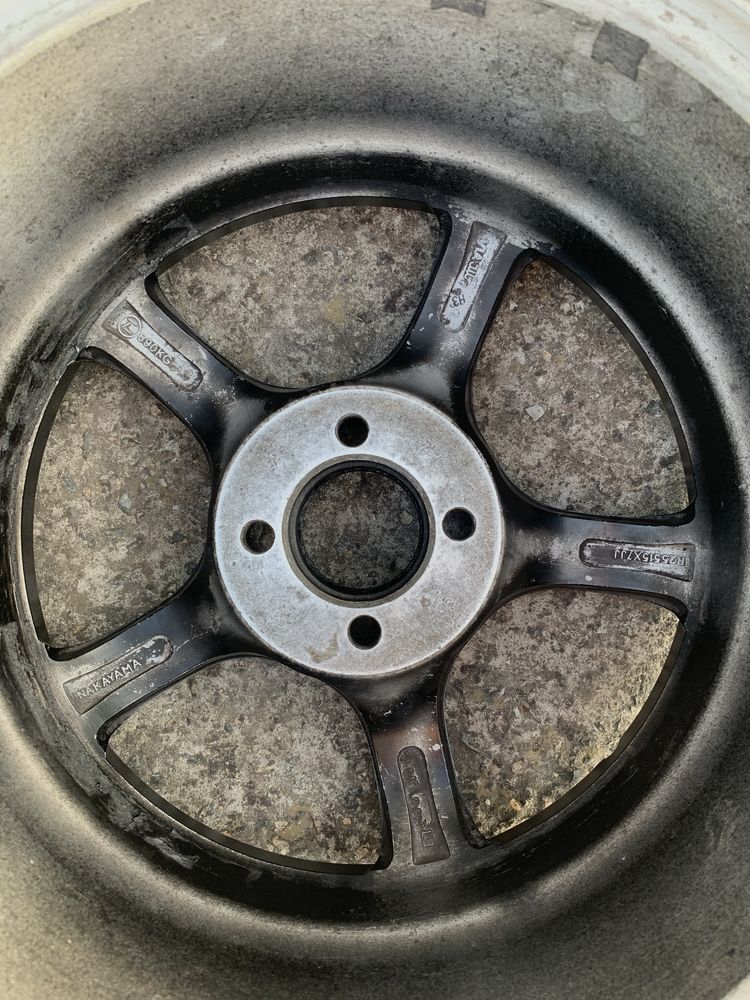 Диски R15 4x100/98. Nakayama TE37-Style. Диски. Диски с полкой