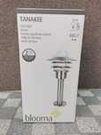 Lampa zewnętrzna 45 cm srebrna
