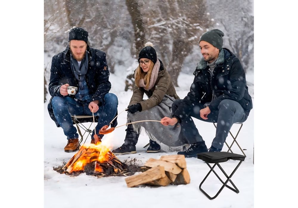 Krzesełko wędkarskie - turystyczne - składane w etui