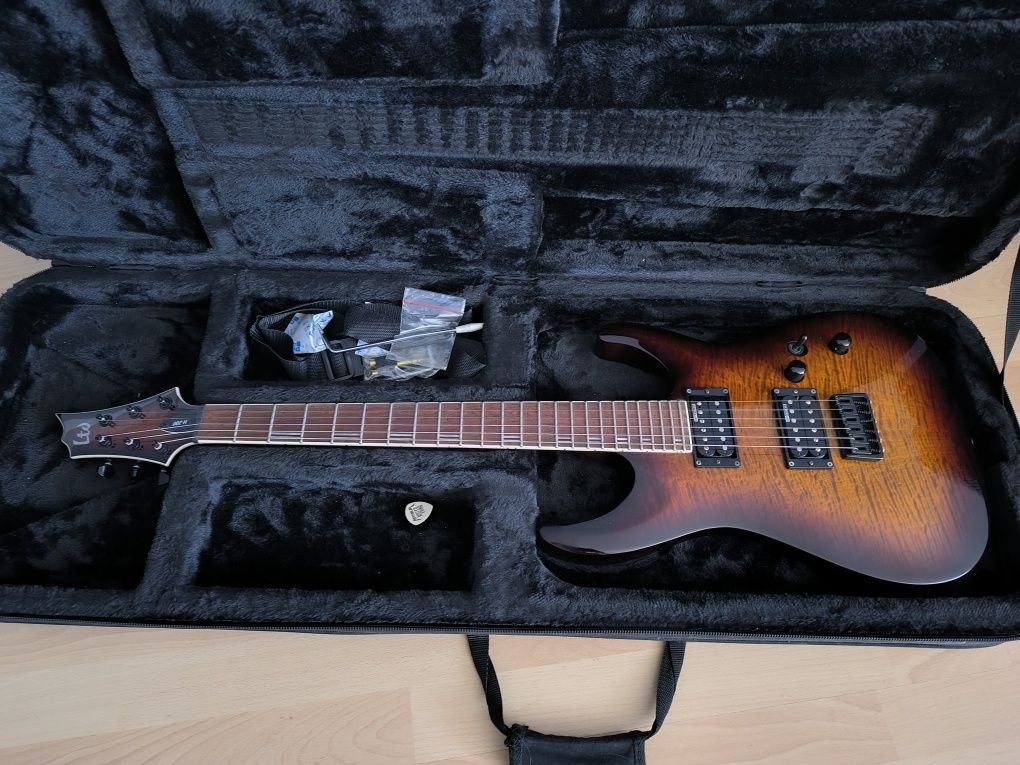 Gitara elektryczna Ltd H200 plus piec Boss Katana 100 Mk2