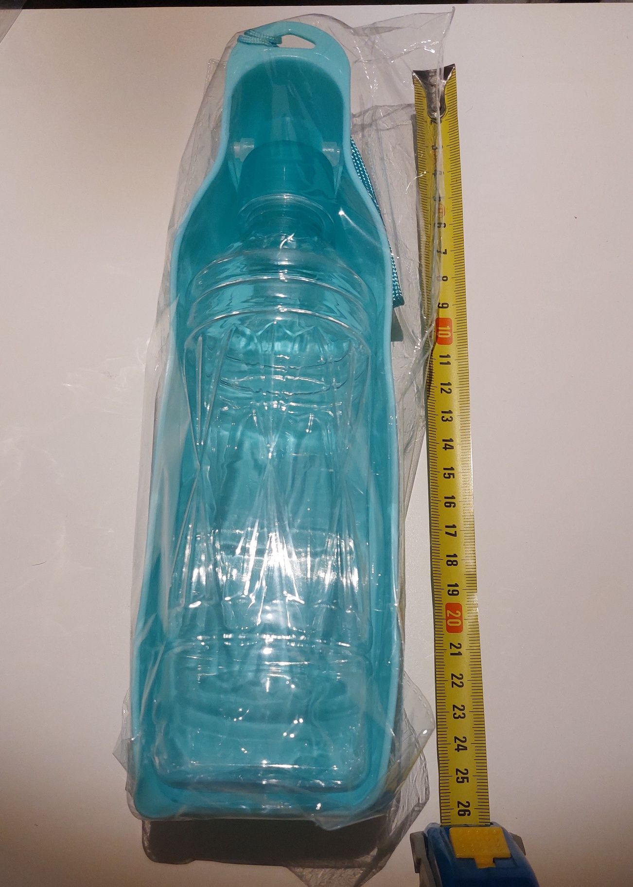 Butelka dla psa 500 ml składana z poidełkiem