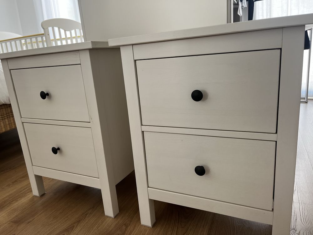 2 Mesa cabeceira hemnes ikea