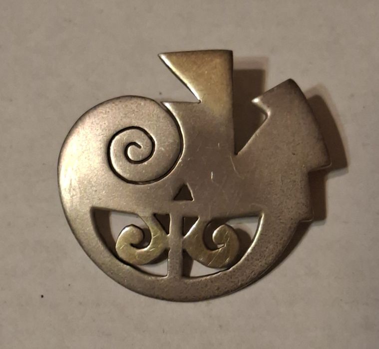 Винтажный кулон из стерлингового серебра 925 пробы, Германия