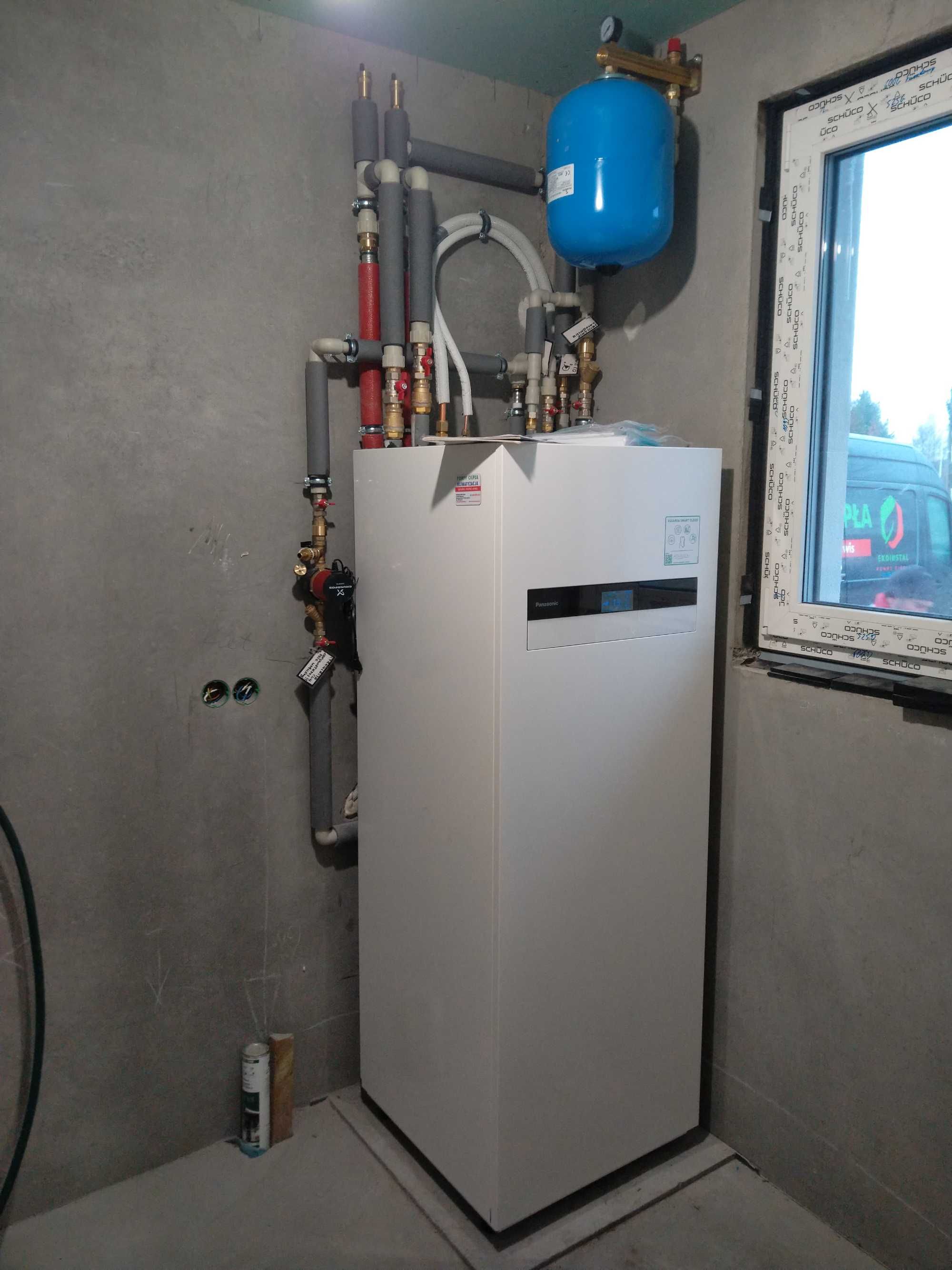 Pompa ciepła Panasonic 9 kW, seria K, all in one, ProPartner, montaż