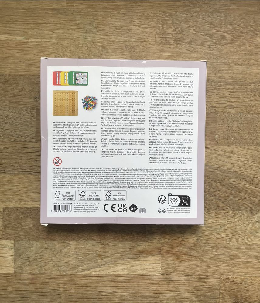 Kulkowe sudoku dla dzieci 3d łamigłówka logiczna puzzle gra planszowa