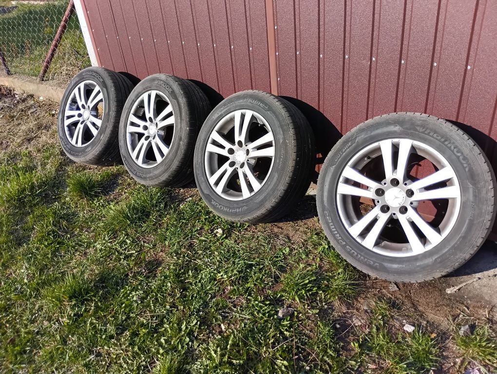 Felgi 16 z oponami 225/55 R16 95V Mercedes Benz E klasa