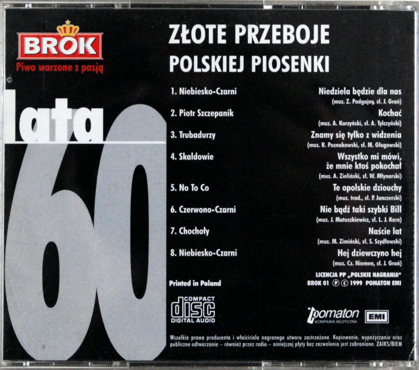 (CD) VA - Złote Przeboje Polskiej Piosenki - Lata 60
