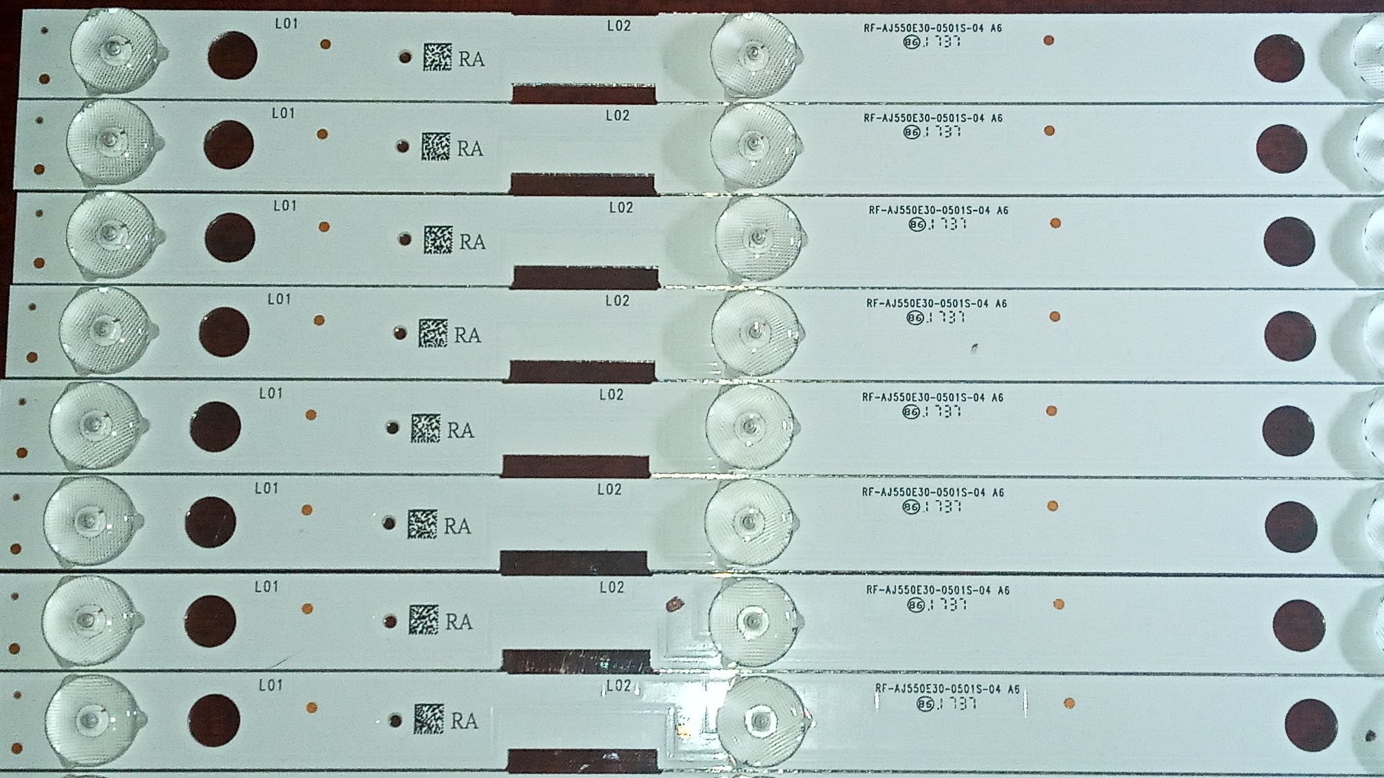 LED підсвітка TV  RF-AJ550E30-0501S-04 A7 A6.   (3v.) LC-55UI7352K  БУ