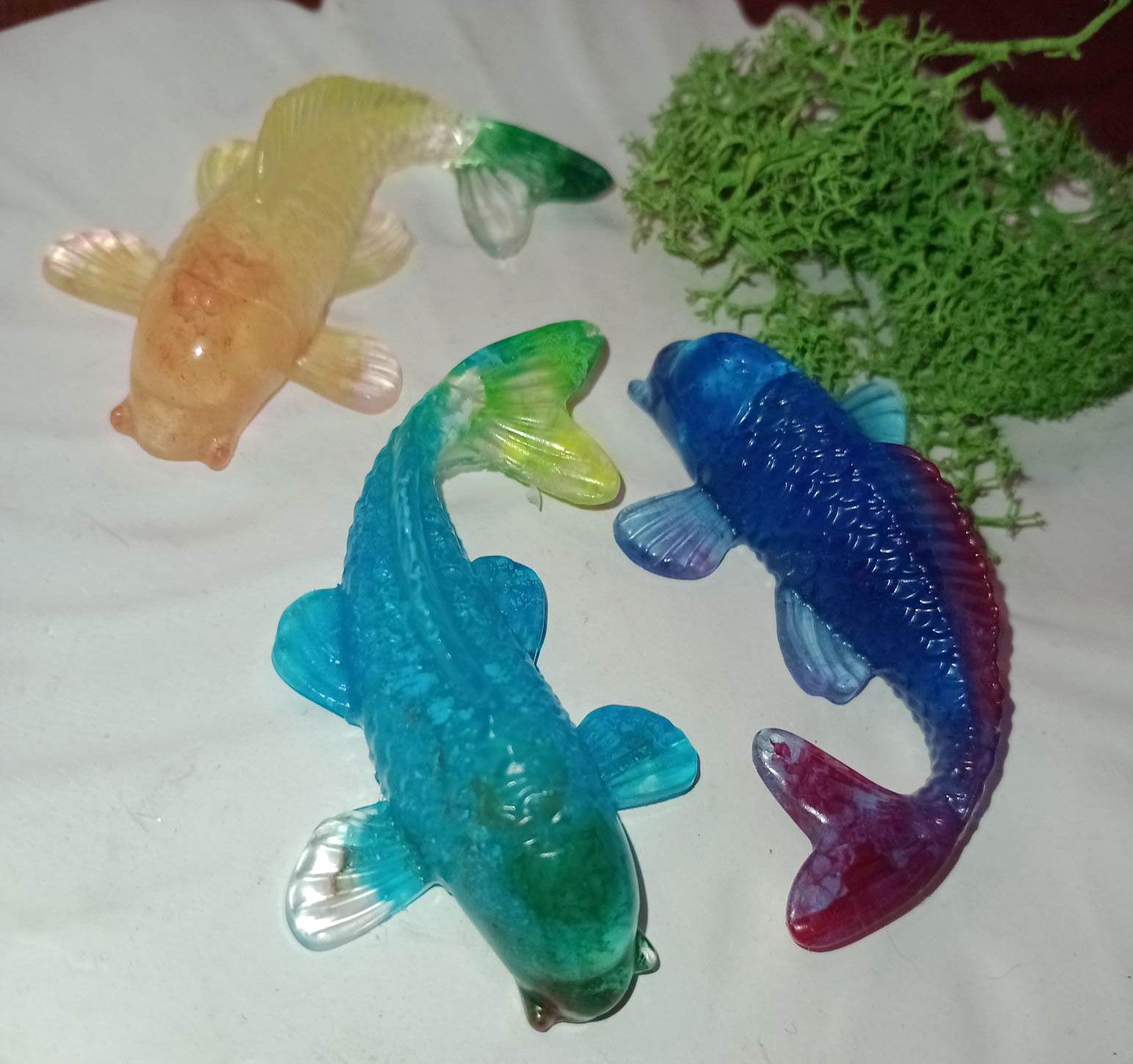 Mini mydełko RYBKI 3D glonek 5 szt  prezent podziękowania