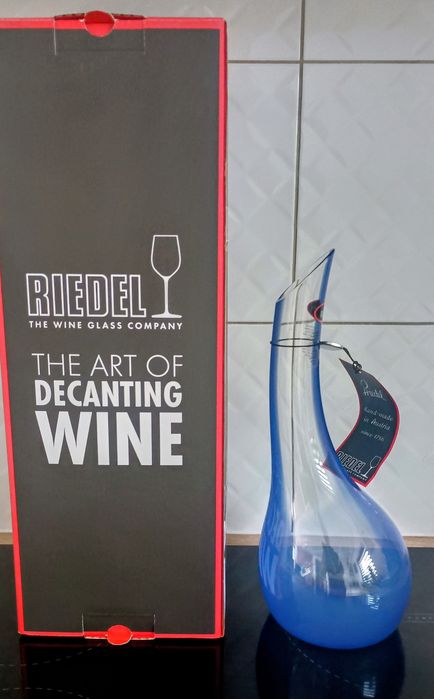 Karafka do wina Riedel cornetto blue