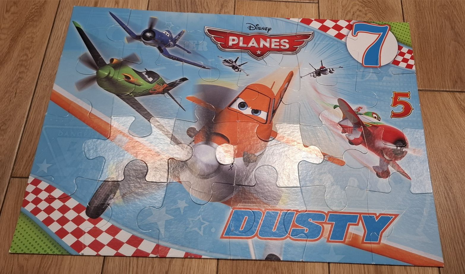 Puzzle Planes Dusty Clementoni 24 elementy. Maxi