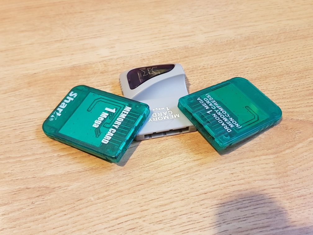 Karta Karty Pamięci Psx Ps1 Memory Card 1 Mega PS One