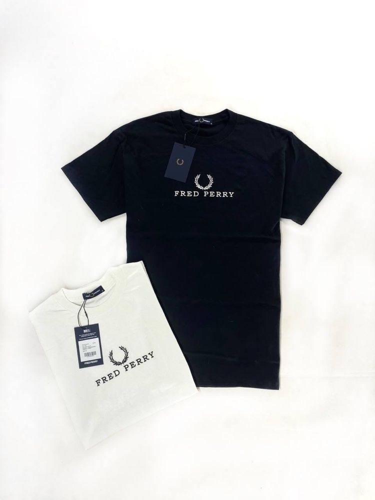 Футболка чорна Fred Perry, Фред Пери оригінал