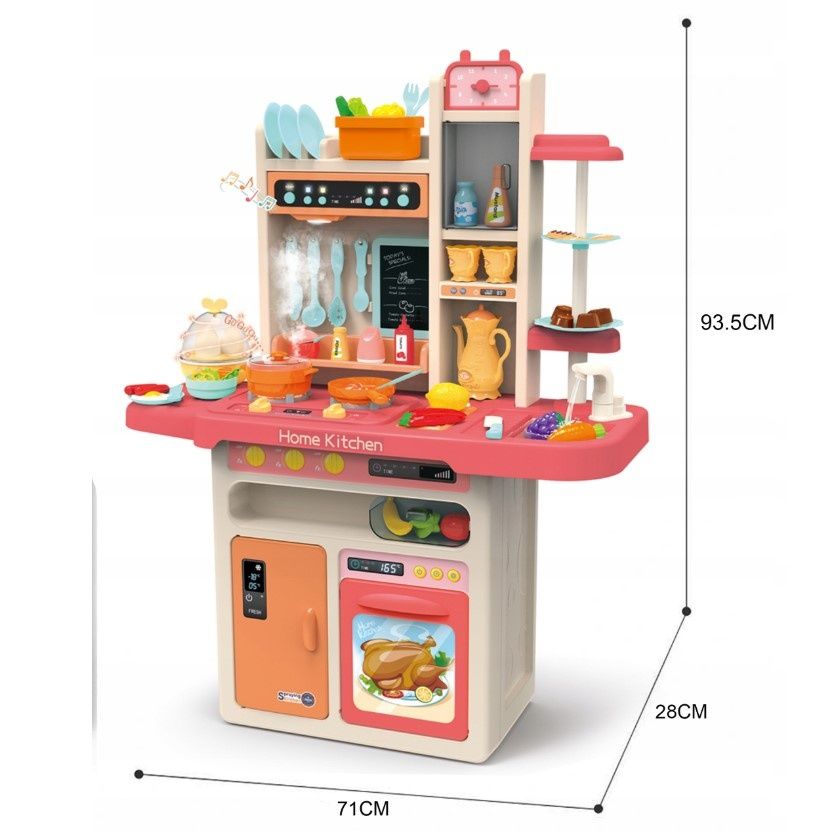 Дитяча кухня Home Kitchen 94 см яйцеварка (вода, пар, звуки), НАЛОЖКА