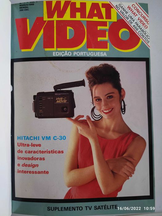 Coleção completa e encadernada da Revista What video em Português