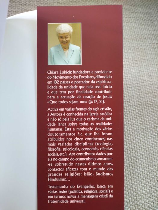 Maria, transparência de Deus (Chiara Lubich)