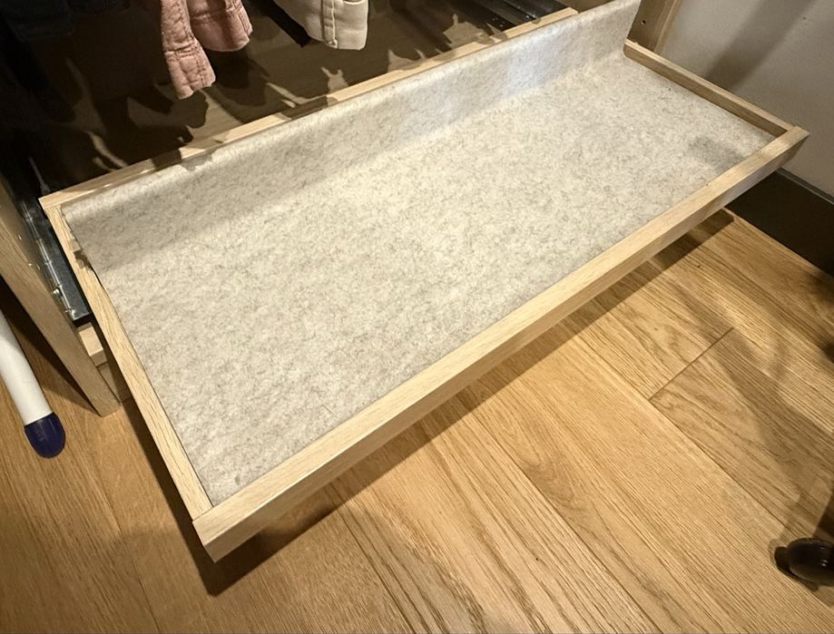 Ikea Komplement taca na buty z wkładem