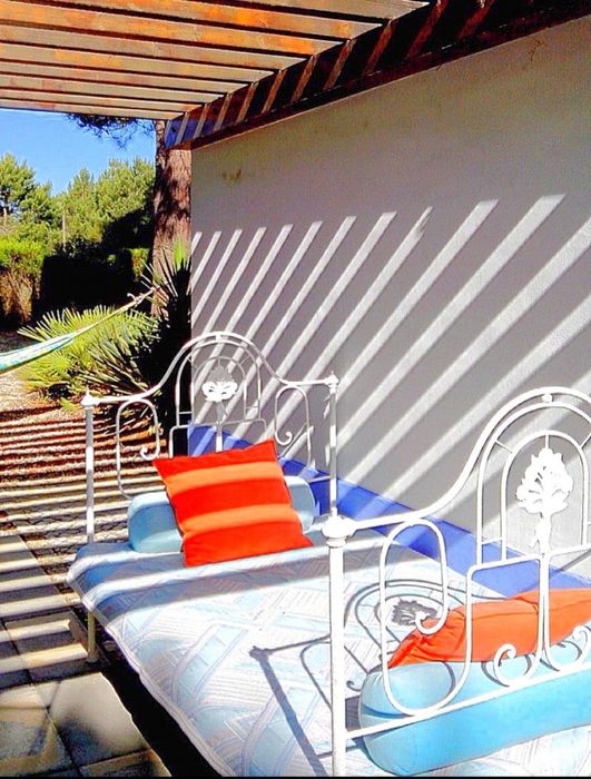 Cama Alentejana Ferro/Antiguidades/Móveis Rústicos-Vintage-Boho