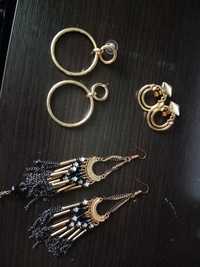 Zestaw kolczyków biżuteria sztuczna