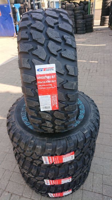 NOWE opony terenowe 33x12.5R15 GT Radial Adventuro M/T 4x4 offroad